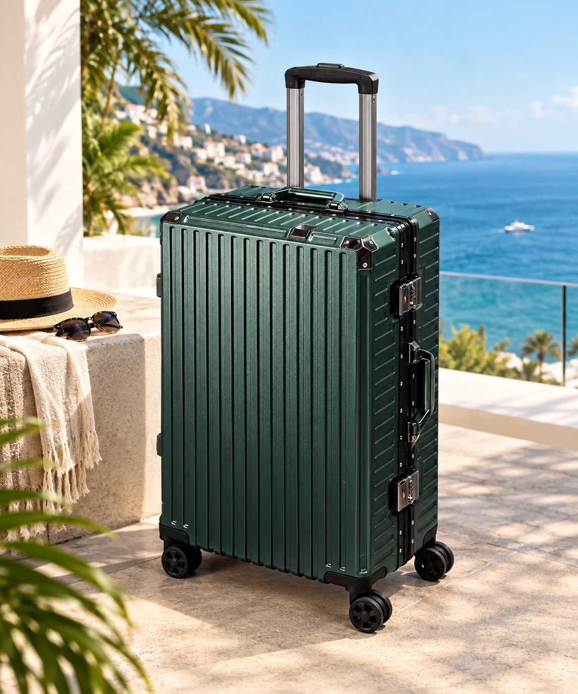 Valise cadre aluminium avec port USB
