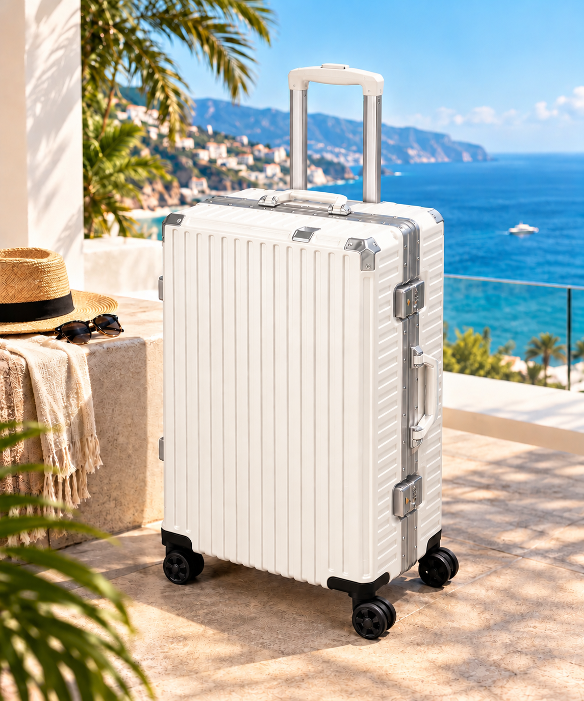 Valise cadre aluminium avec port USB