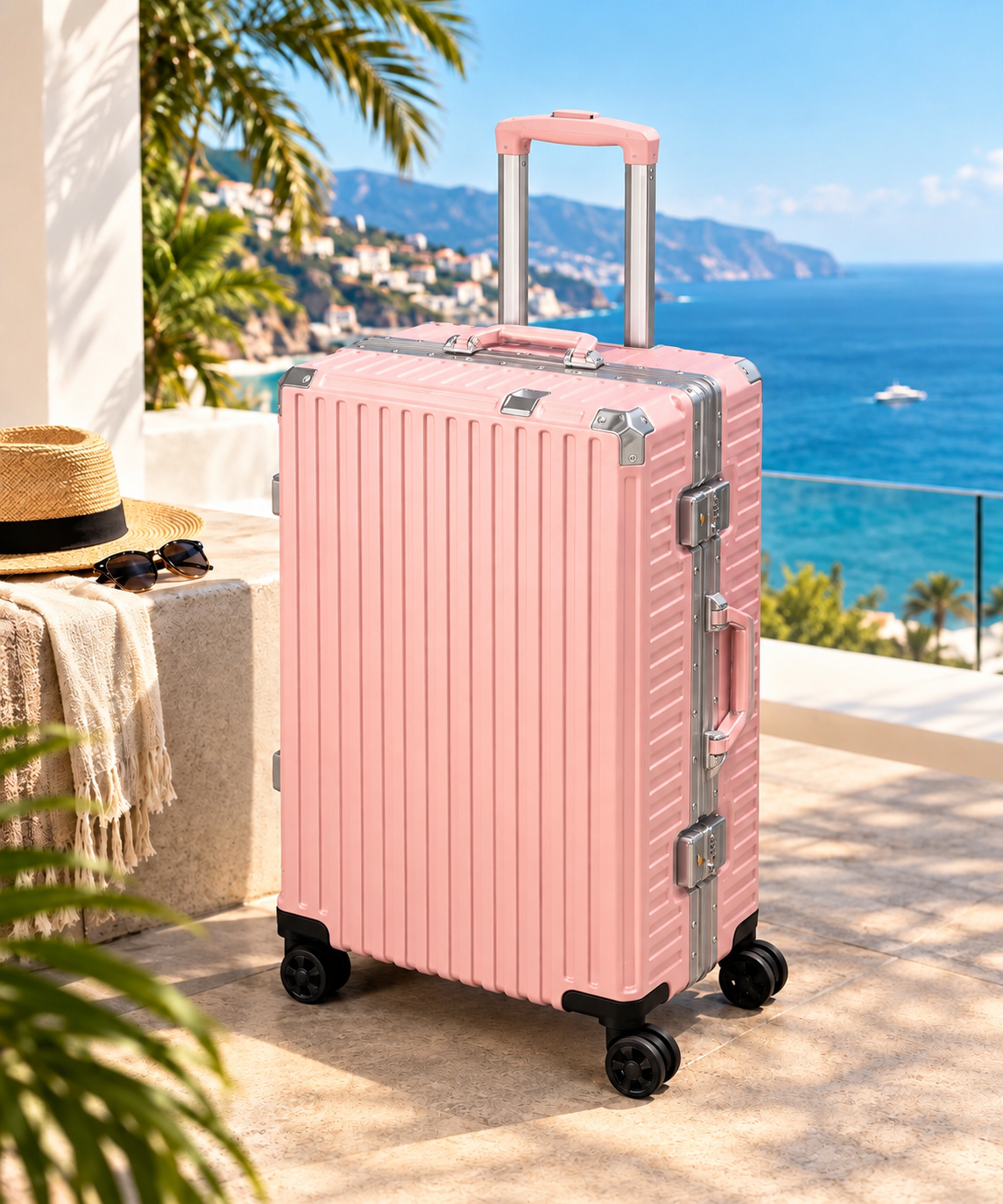 Valise cadre aluminium avec port USB