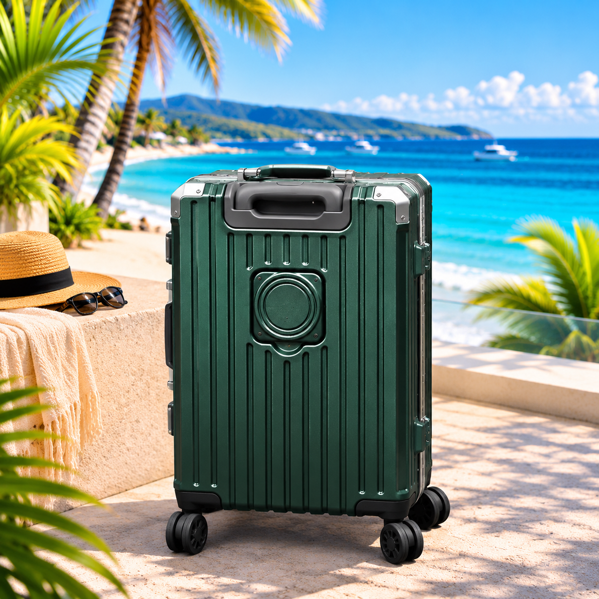 Valise cadre aluminium avec port USB