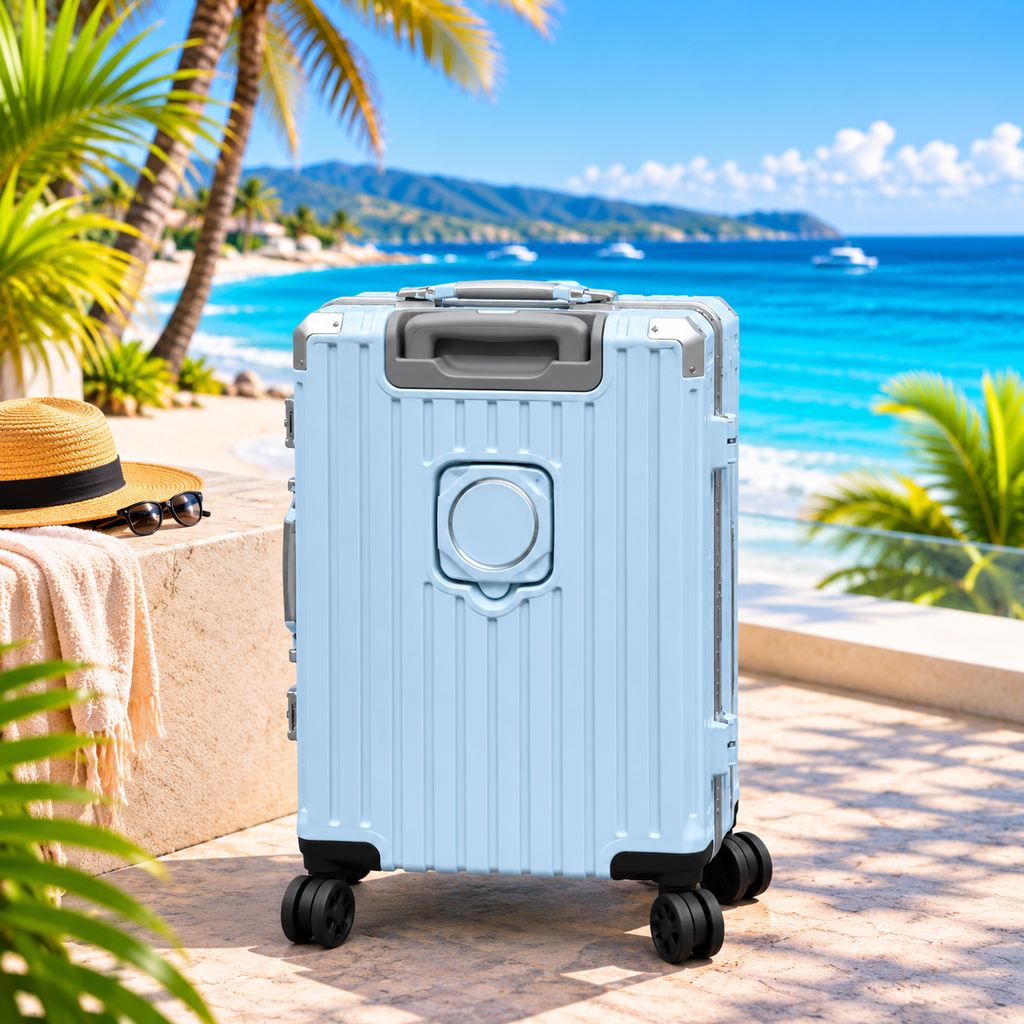Valise cadre aluminium avec port USB