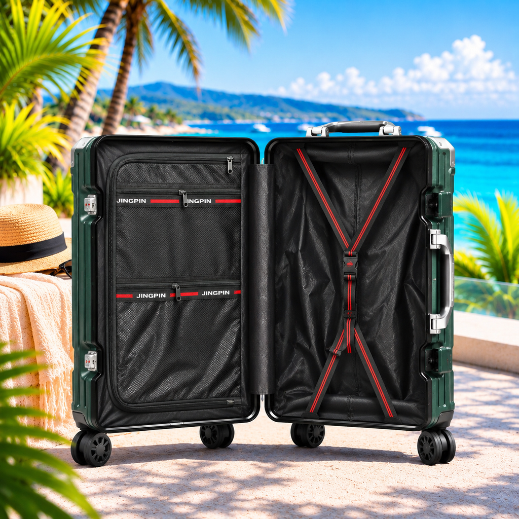 Valise cadre aluminium avec port USB