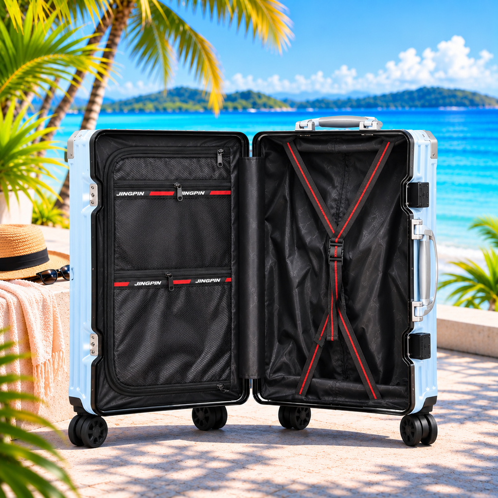 Valise cadre aluminium avec port USB